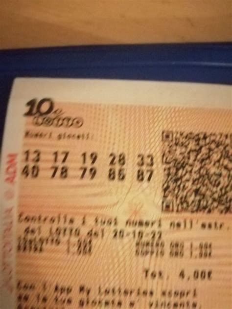 10eLotto serale 2022: ad ogni estrazione la mia formazione.